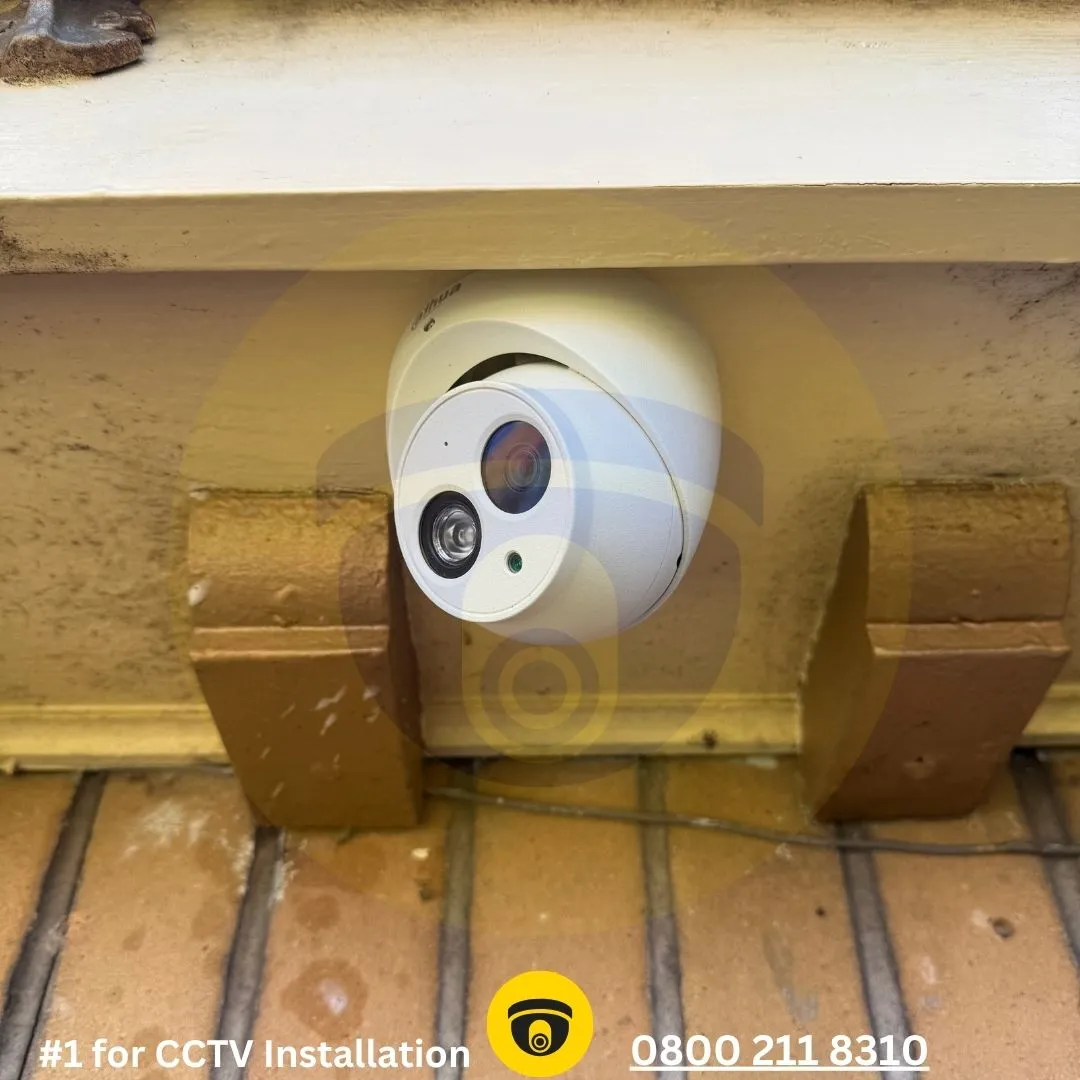 CCTV installation in London retail property exterior camera setup