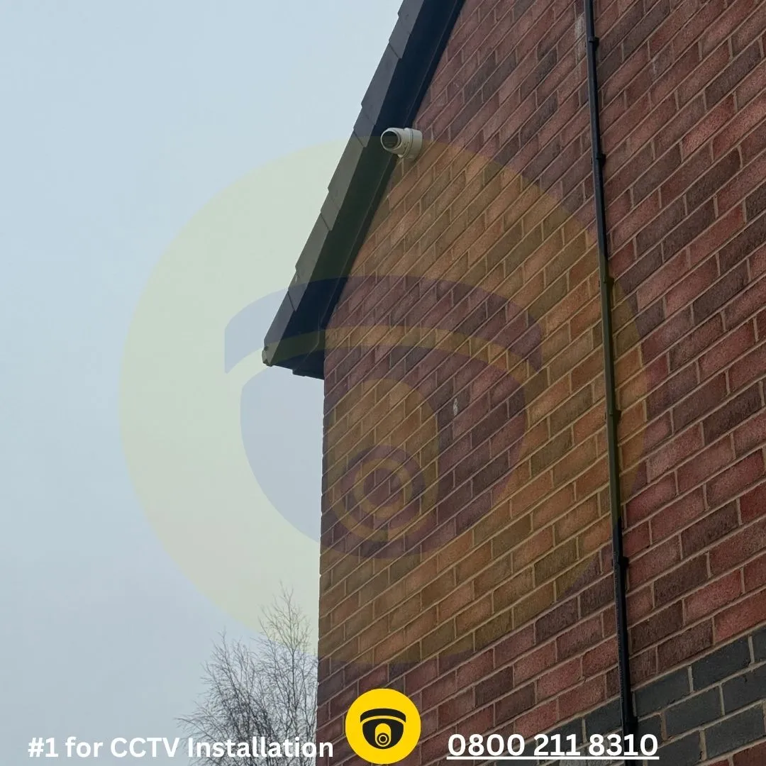 External CCTV camera covering Manchester property entrance